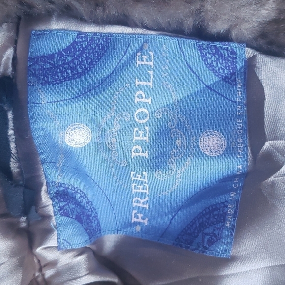 HP. Free People Leopard Print Peplum Coat - Picture 15 of 16